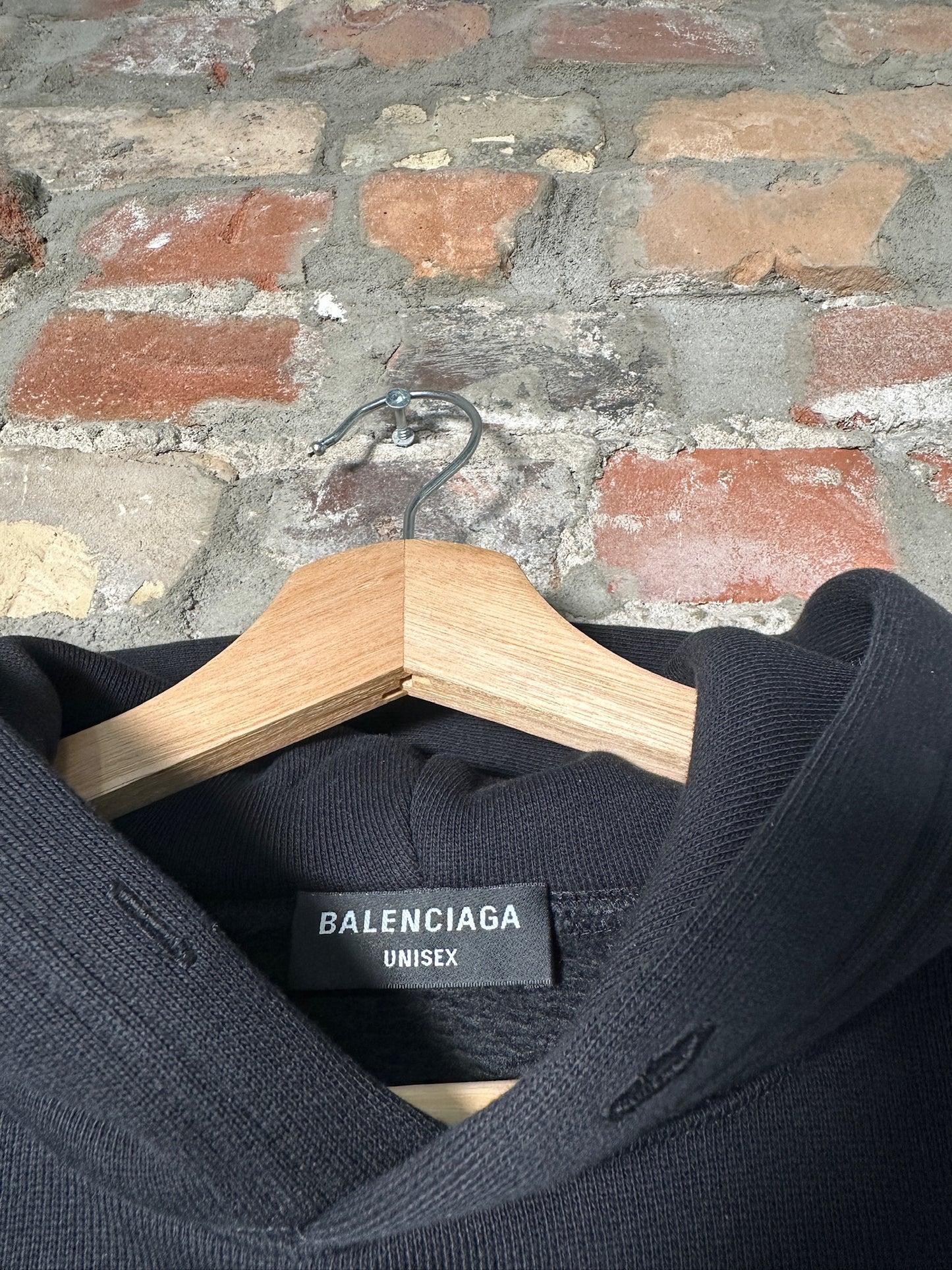 Balenciaga Maison Wide Fit Hoodie Sz M