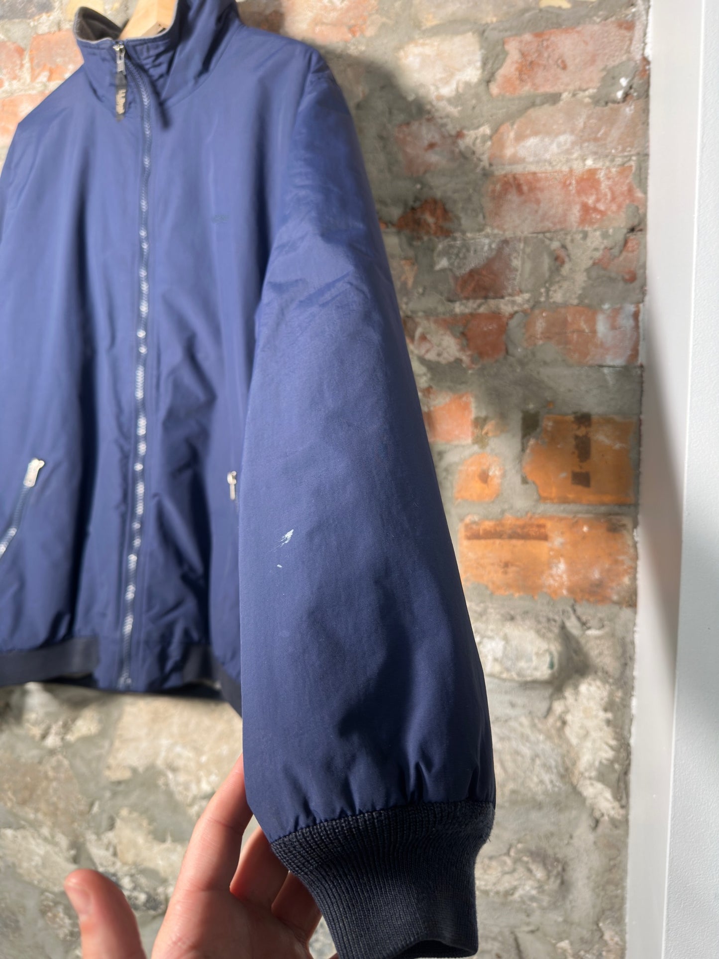 90s L.L. Bean Zip-Up Jacket Navy Sz L