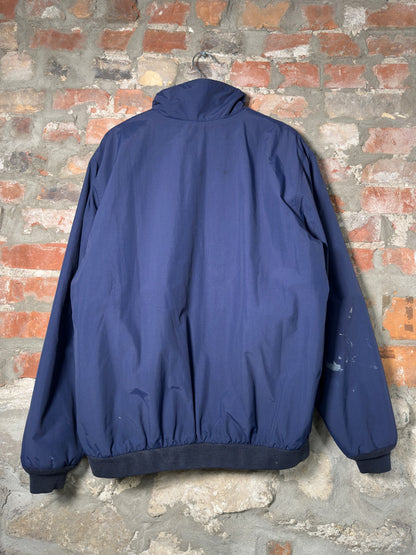 90s L.L. Bean Zip-Up Jacket Navy Sz L