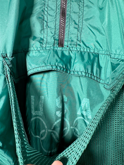 96" Atlanta Olympics Green Windbreaker Sz L