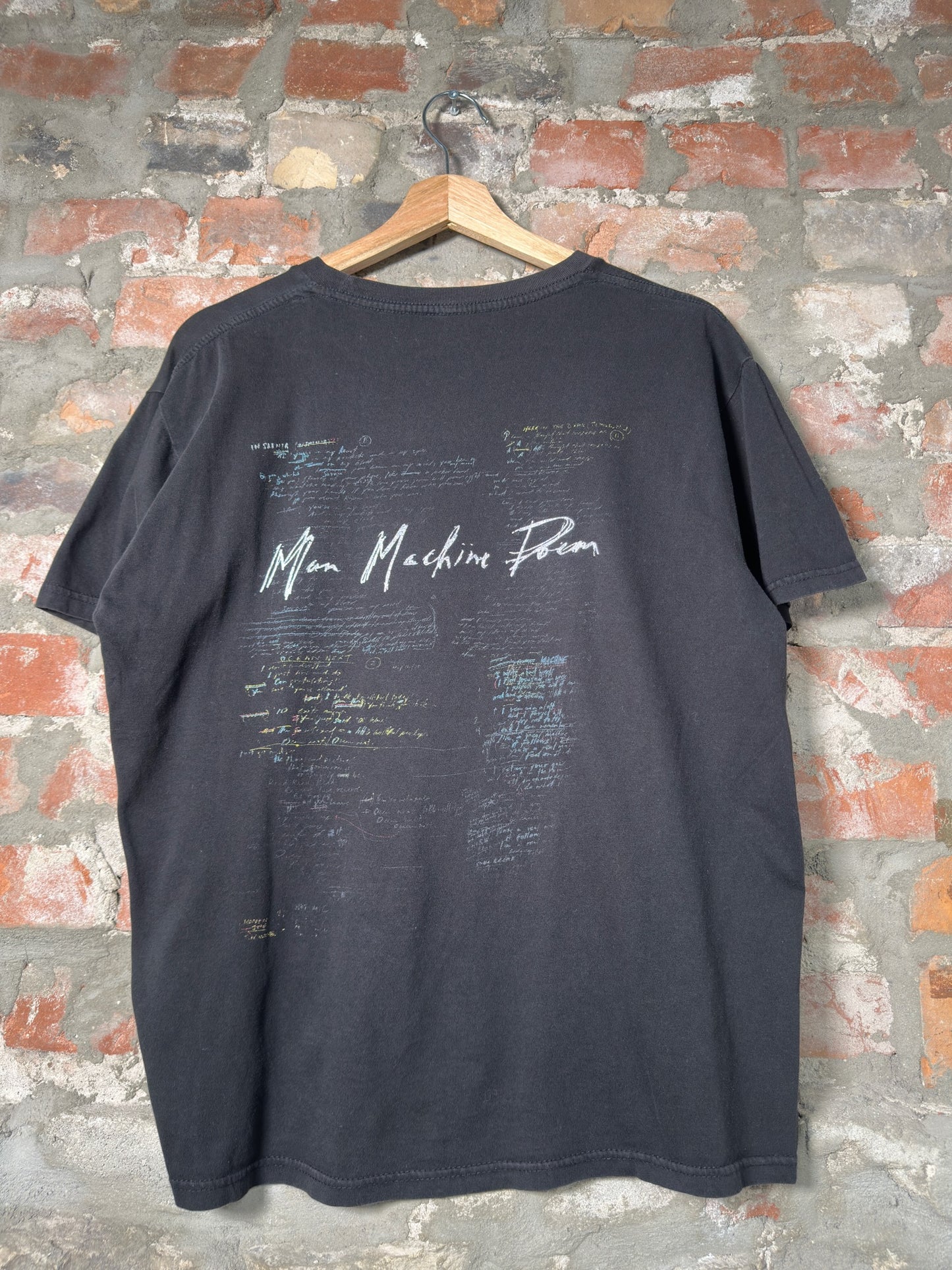 Vtg The Tragically Hip Man Machine Poem Tee Sz L