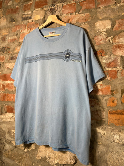 Y2k Nike Athletics Blue Tee Sz XL