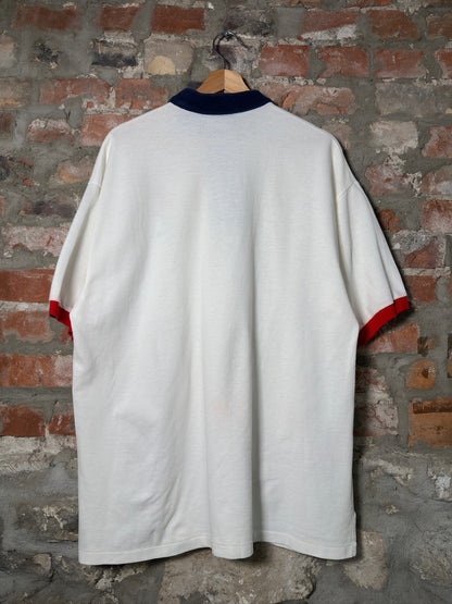 96" Atlanta USA Olympics Polo Shirt White Sz L