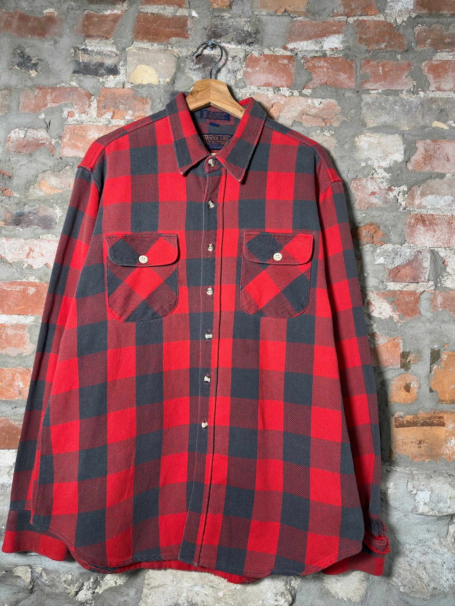 90s Woodland Heavy Weight Flannel Sz XL