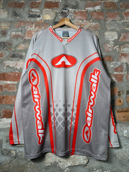 Y2K Airwalk Racing Jersey Sz L
