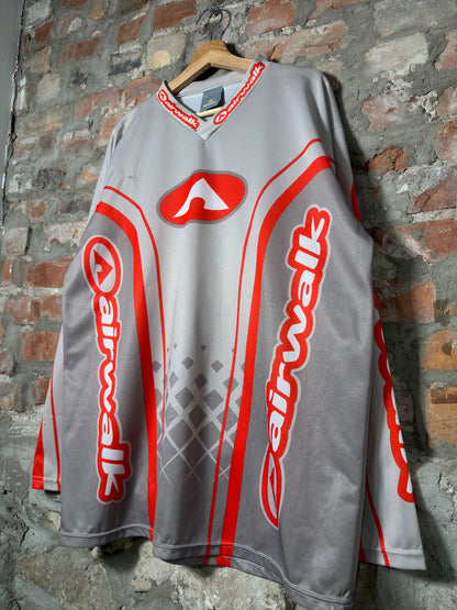 Y2K Airwalk Racing Jersey Sz L