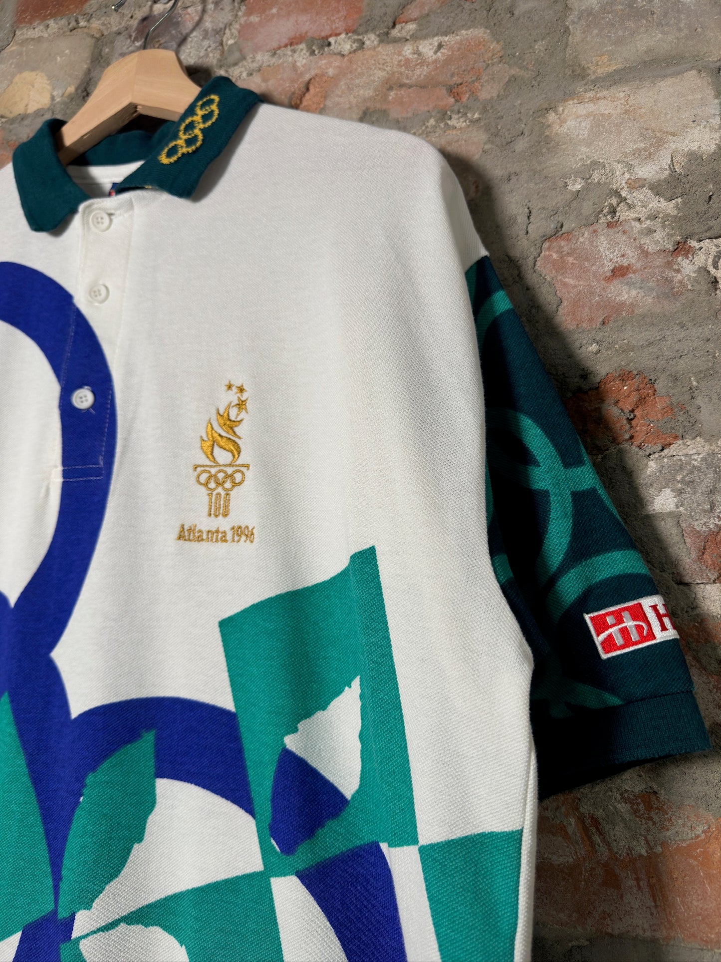 96" Atlanta USA Olympics Polo Shirt Sz L