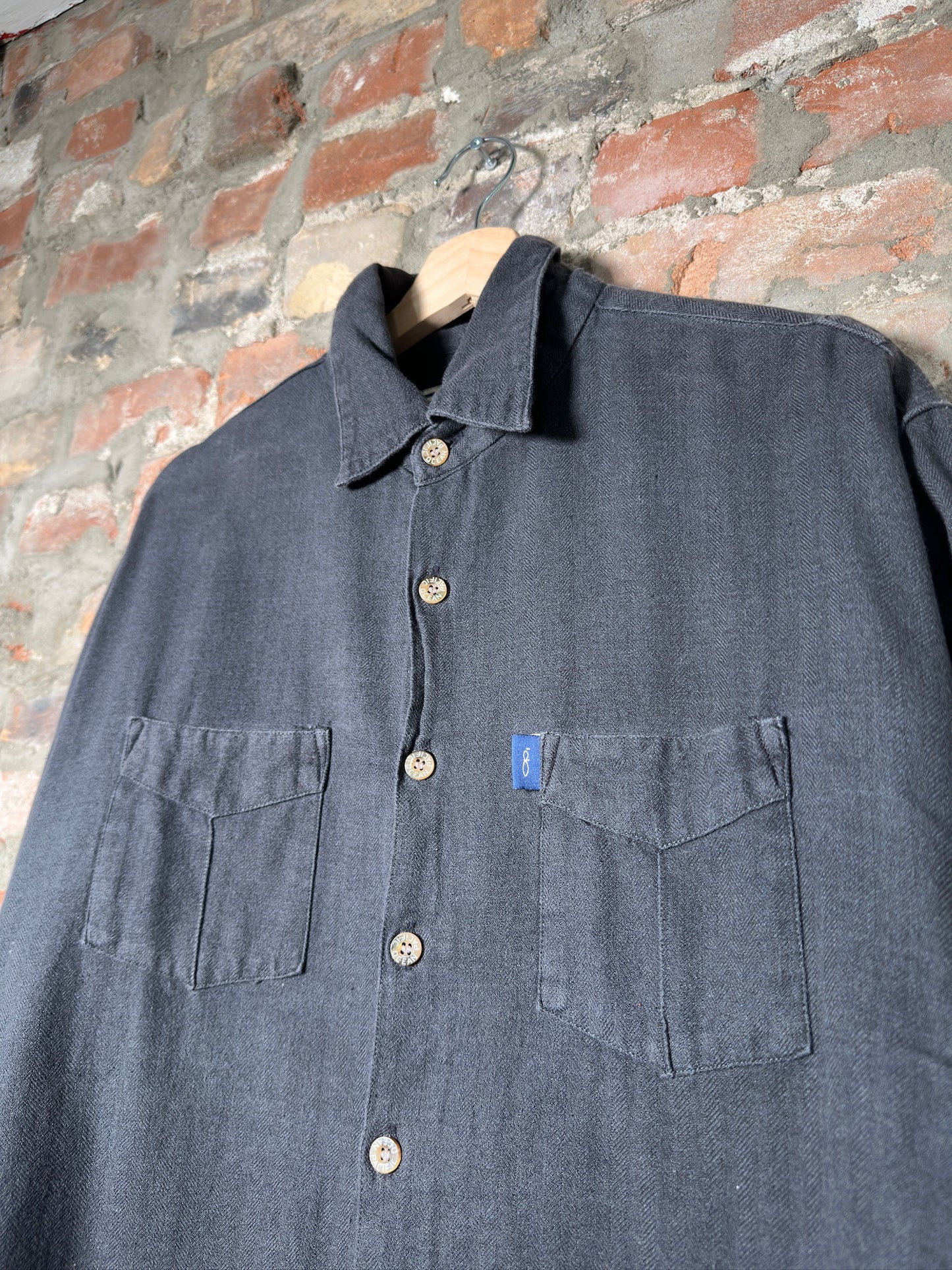 Y2K Ocean Pacific Button-Up Shirt Sz L