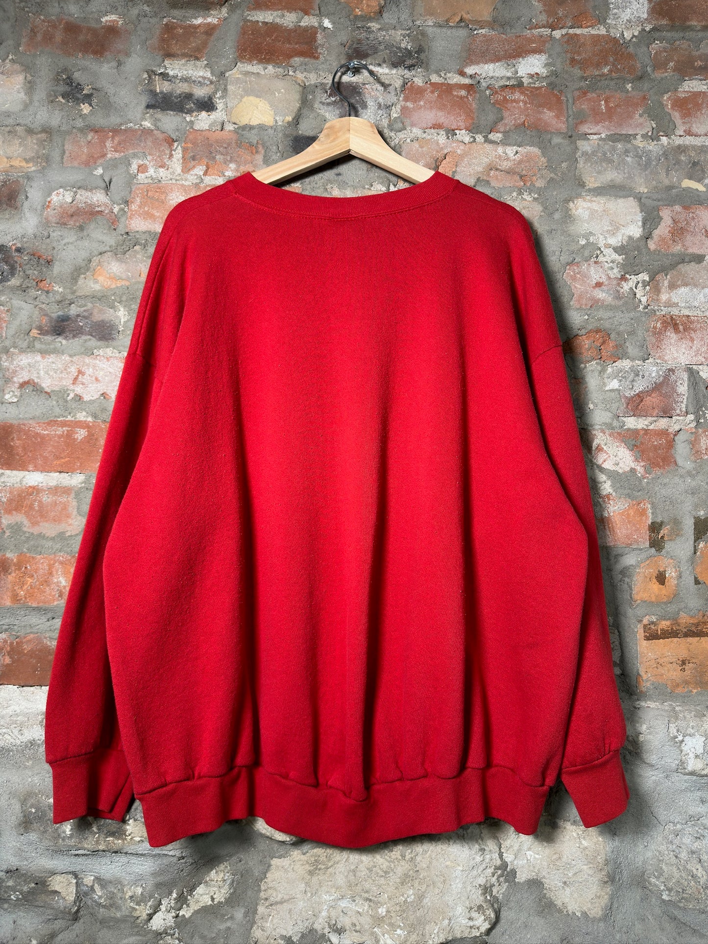 90s Mickey Mouse Red Crewneck Sz XXL