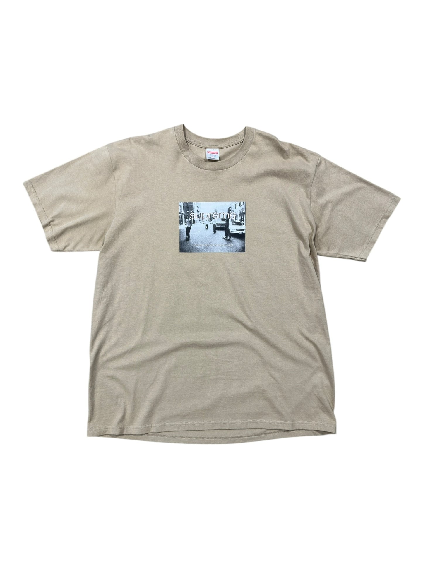 Supreme Get What You Want Tan Tee Sz XL