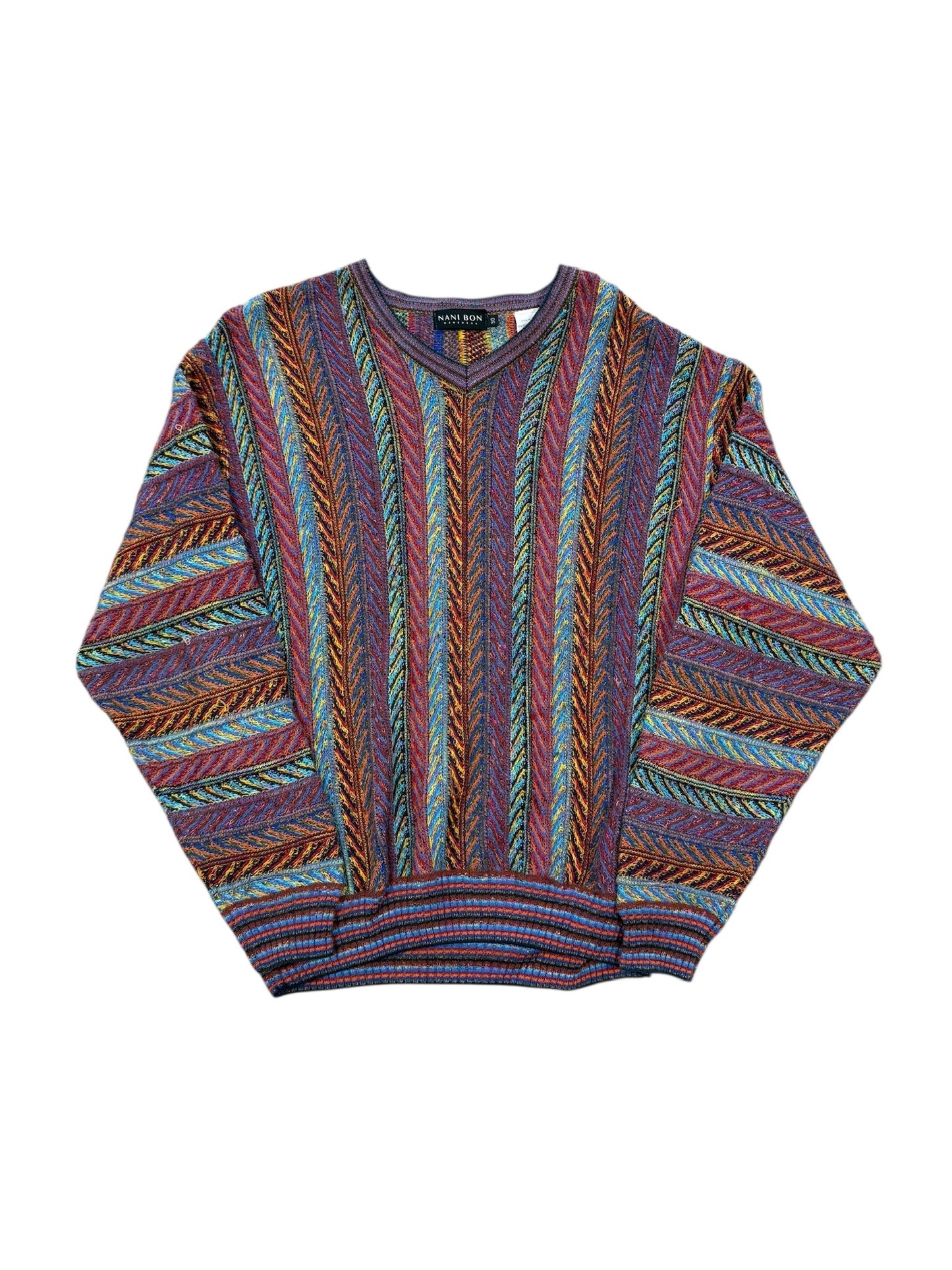 Vtg Nani Bon Knit Sweater Sz M