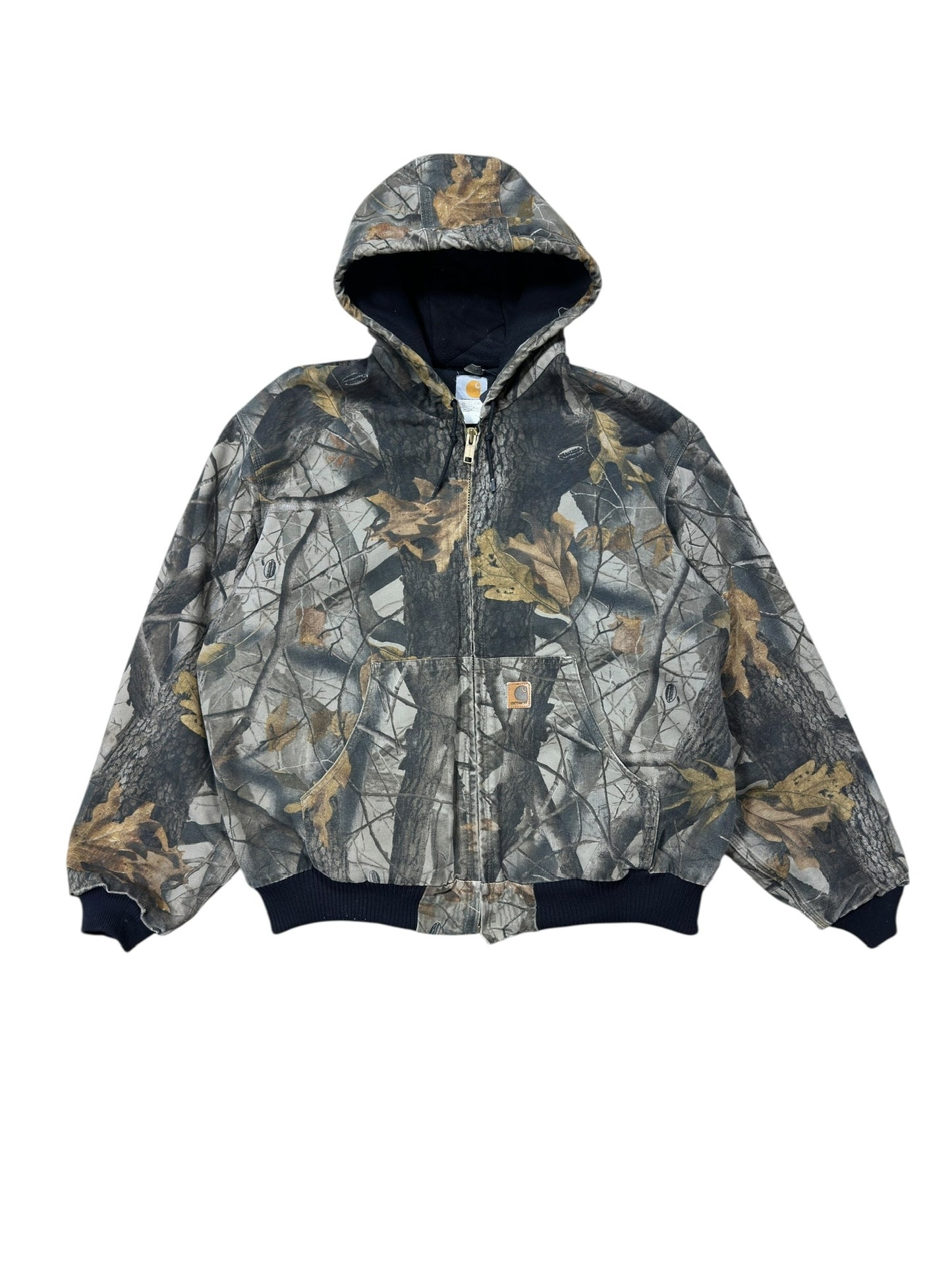 00s Carhartt Real Tree Hooded Jacket Sz XL