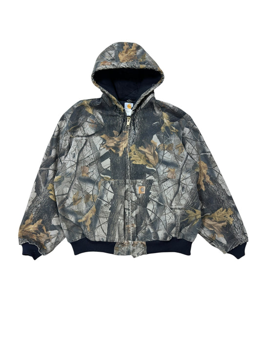 00s Carhartt Real Tree Hooded Jacket Sz XL