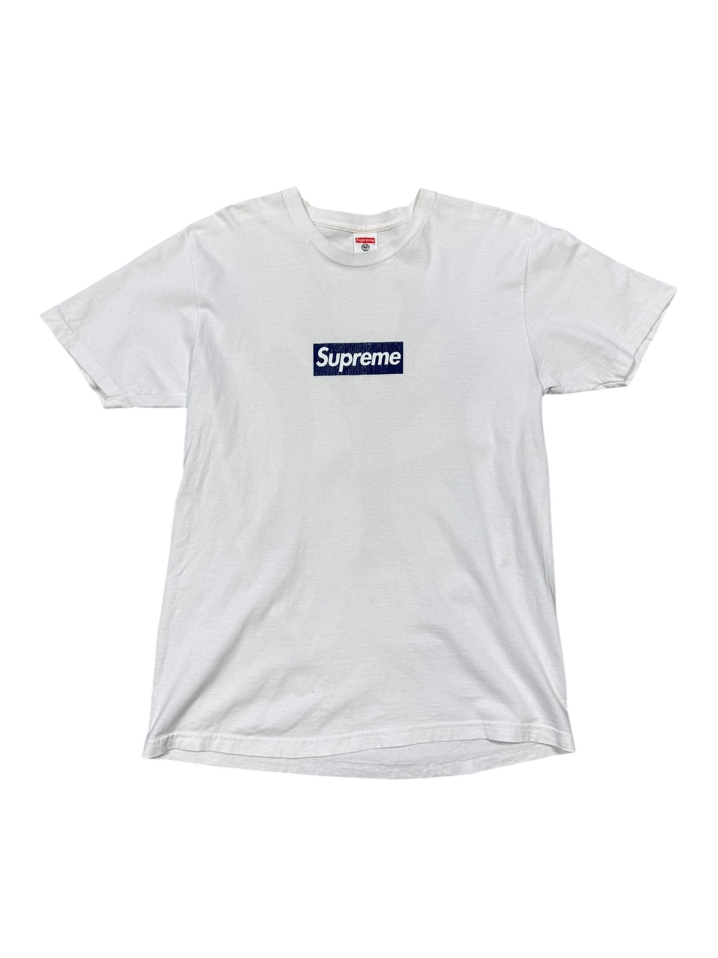 Supreme Yankees Box Logo Tee White Sz L