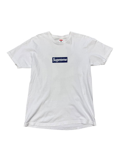 Supreme Yankees Box Logo Tee White Sz L