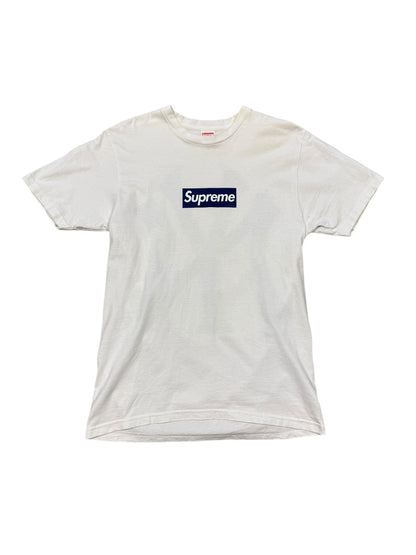 Supreme Yankees Box Logo Tee White Sz M