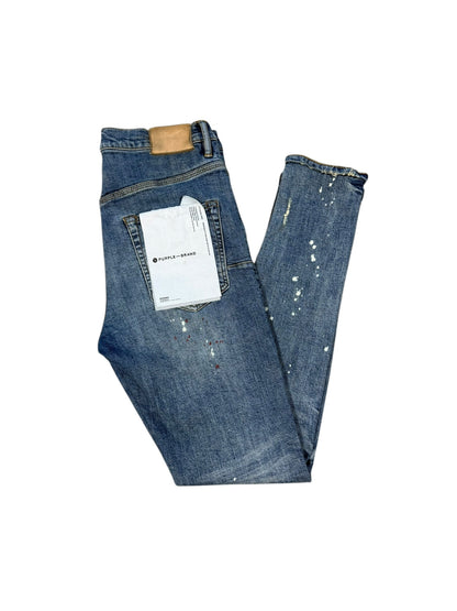 Purple Brand Paint Splatter Denim Sz 31 Waist