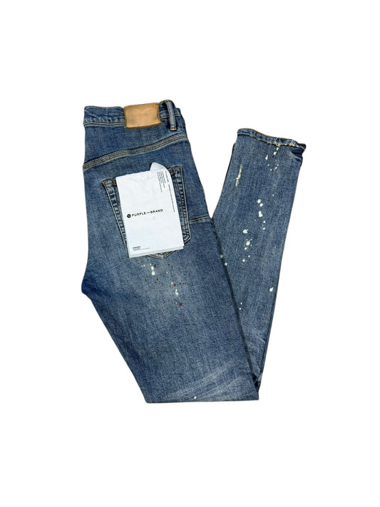 Purple Brand Paint Splatter Denim Sz 31 Waist