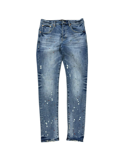 Purple Brand Paint Splatter Denim Sz 31 Waist