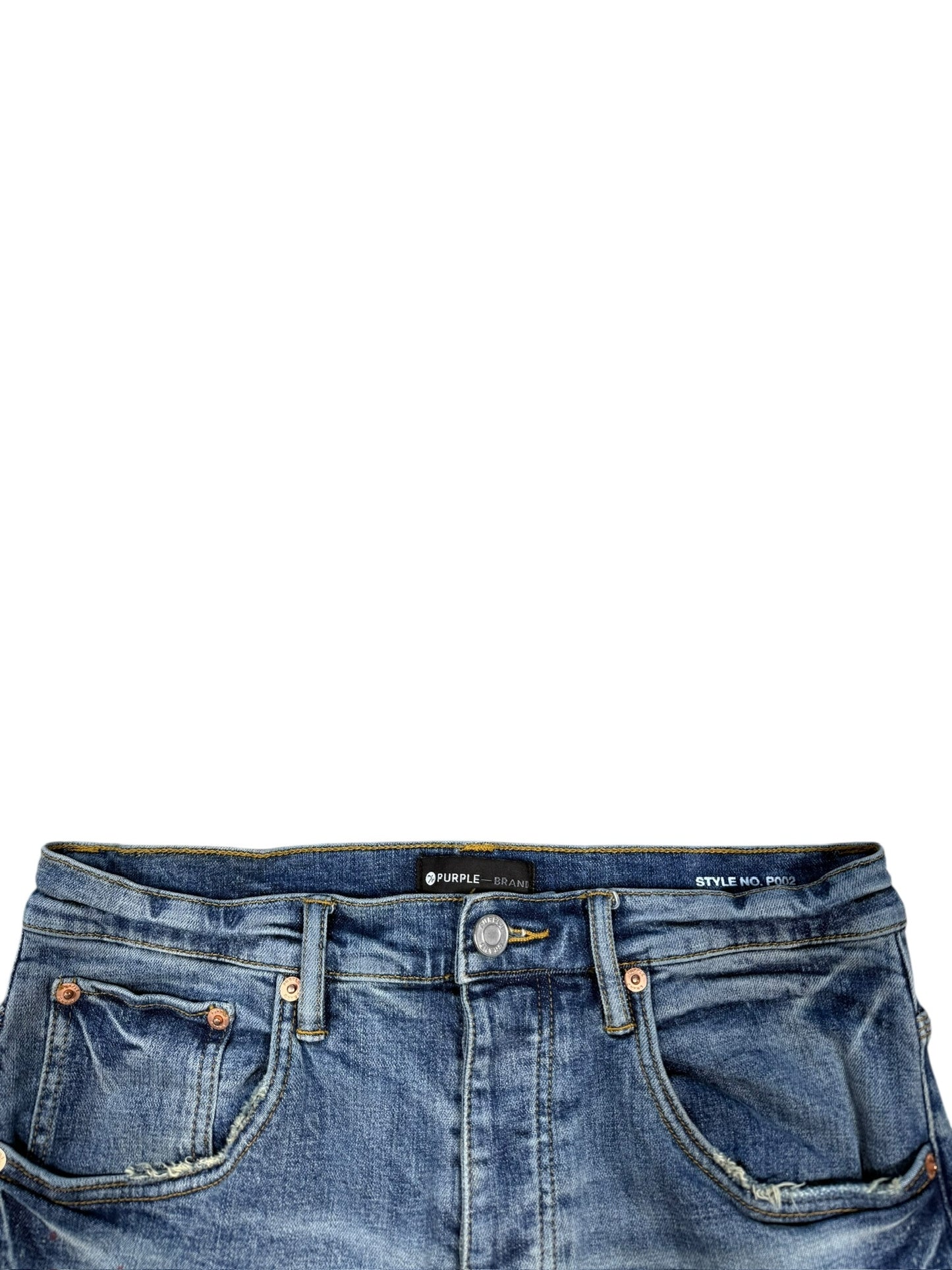 Purple Brand Paint Splatter Denim Sz 31 Waist