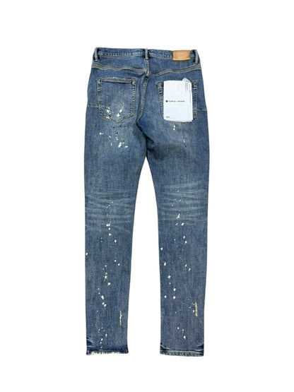 Purple Brand Paint Splatter Denim Sz 31 Waist