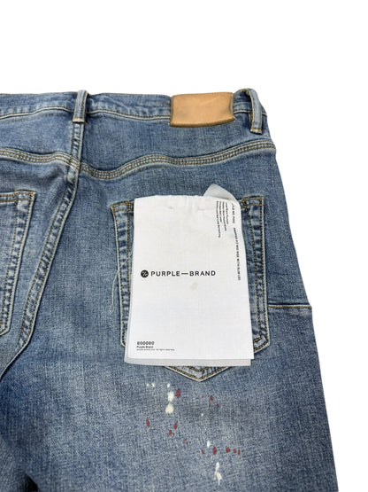 Purple Brand Paint Splatter Denim Sz 31 Waist